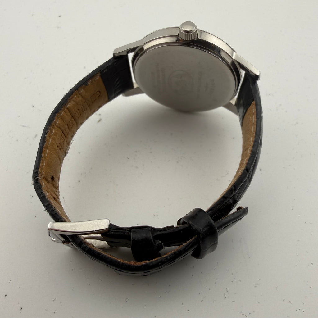 Rotary GS03439 Gents Black Dial Date Quartz Leather Watch Fully Tested and Working- £40.00