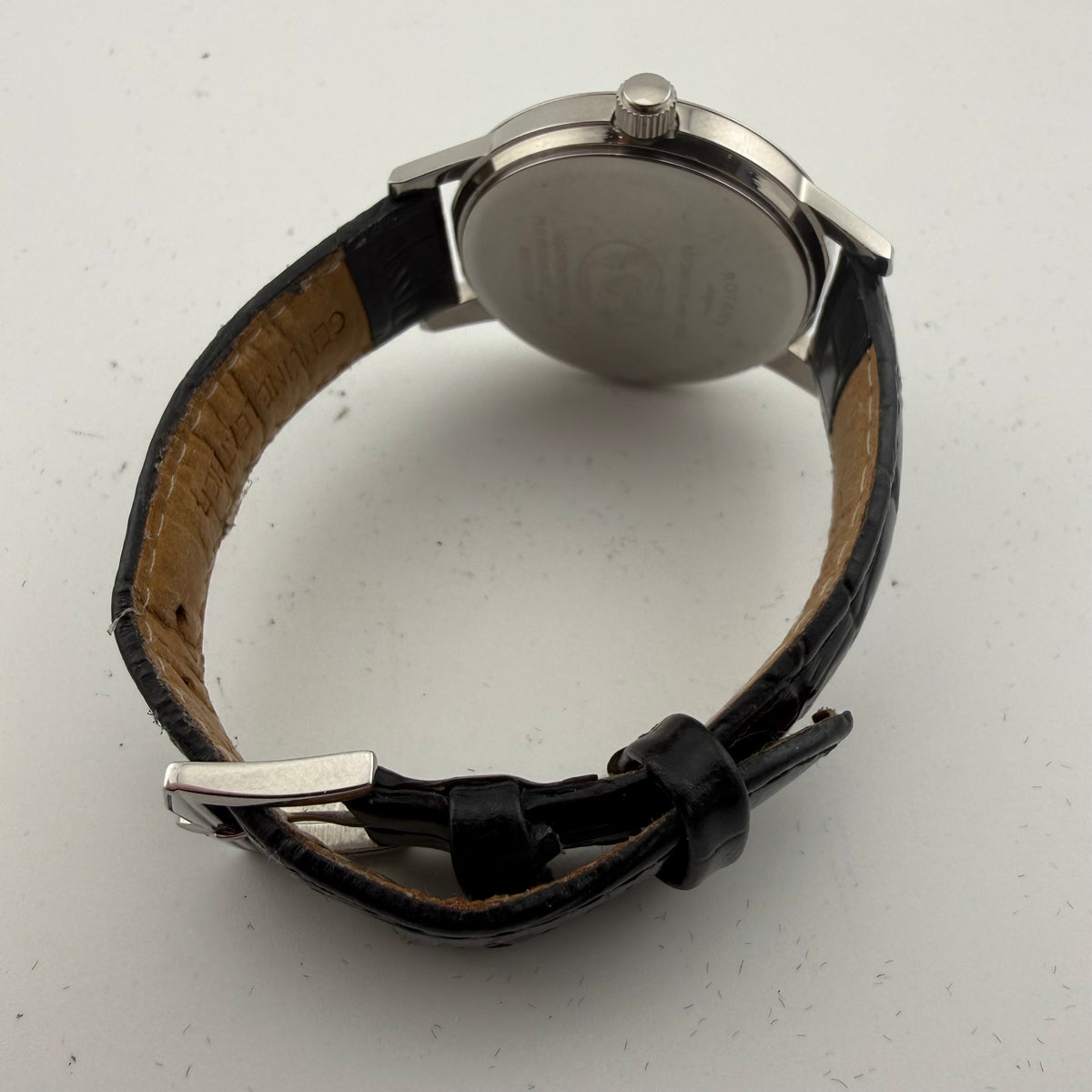 Rotary GS03439 Gents Black Dial Date Quartz Leather Watch Fully Tested and Working- £40.00