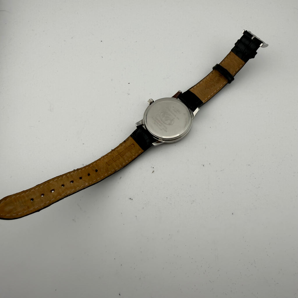 Rotary GS03439 Gents Black Dial Date Quartz Leather Watch Fully Tested and Working- £40.00