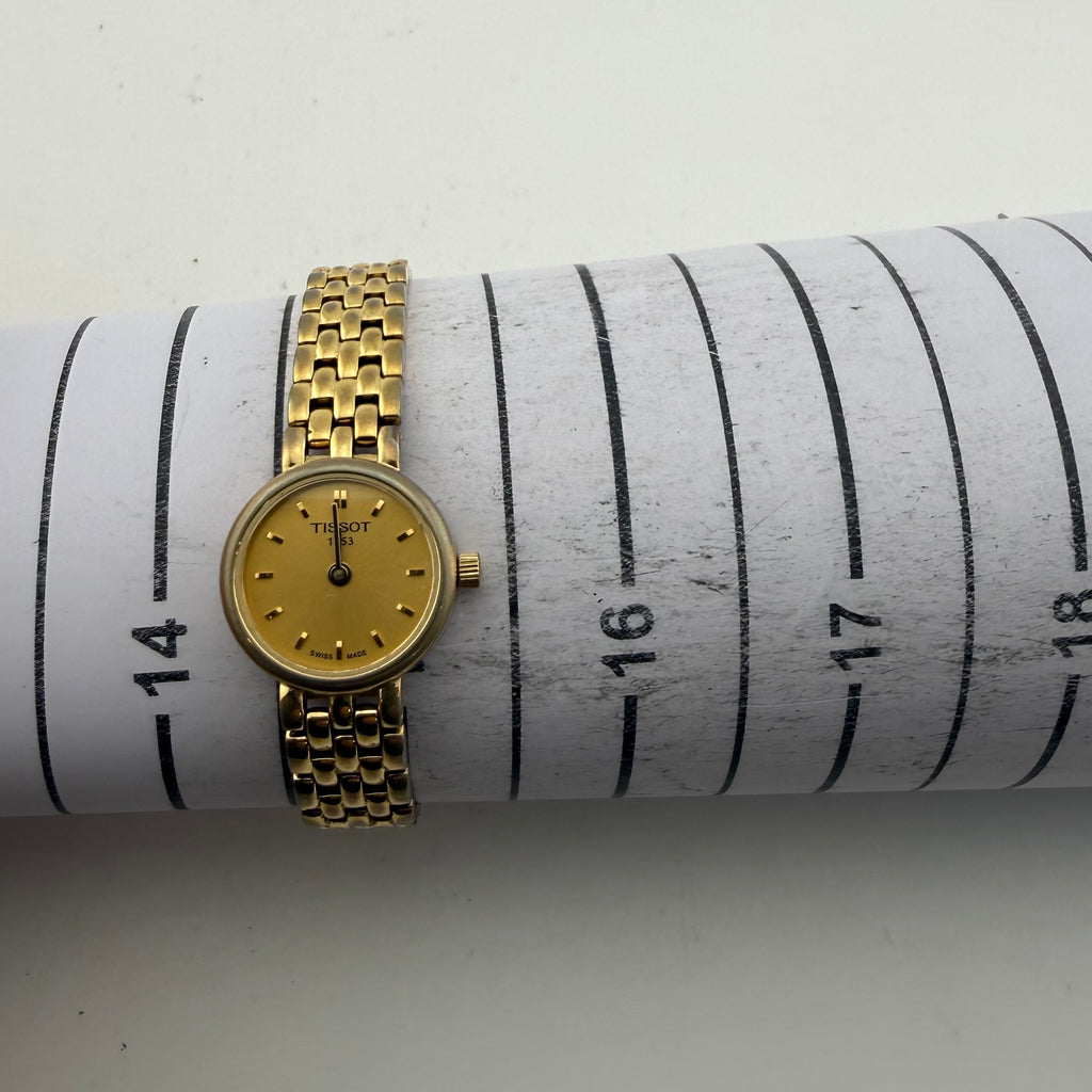 Tissot 1853 Ladies Gold Tone Swiss Made Quartz Bracelet Watch T083009A Fully Tested and  Working- £40.00