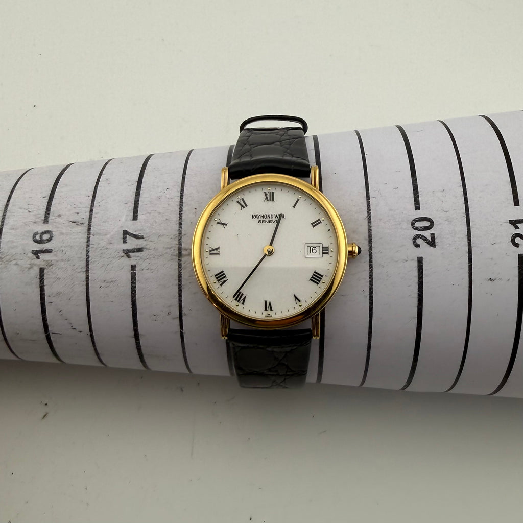 Raymond Weil Geneve 18K Gold Electroplated Swiss Gents Dress Watch Fully Tested and Working- £160.00