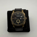 Fossil FS-4667 Mens Black Gold Tone Multifunction Watch Fully Tested and Working- £35.00