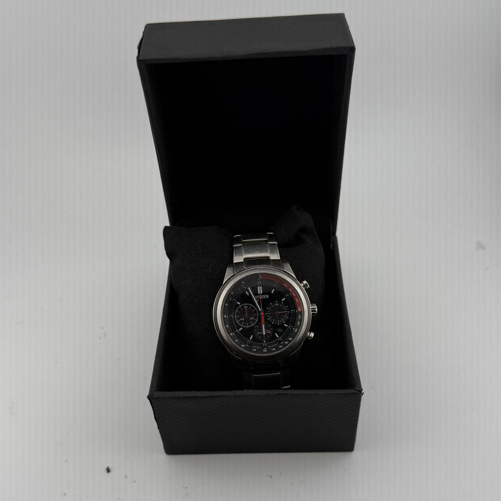 Citizen Eco-Drive B620-S078298 Chronograph Black Dial 47mm Boxed (Fully Tested and working)- £100.00