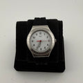 Swatch Irony Swiss Quartz Gents Watch White Dial Black Silicone Strap Fully Tested and Working- £30.00