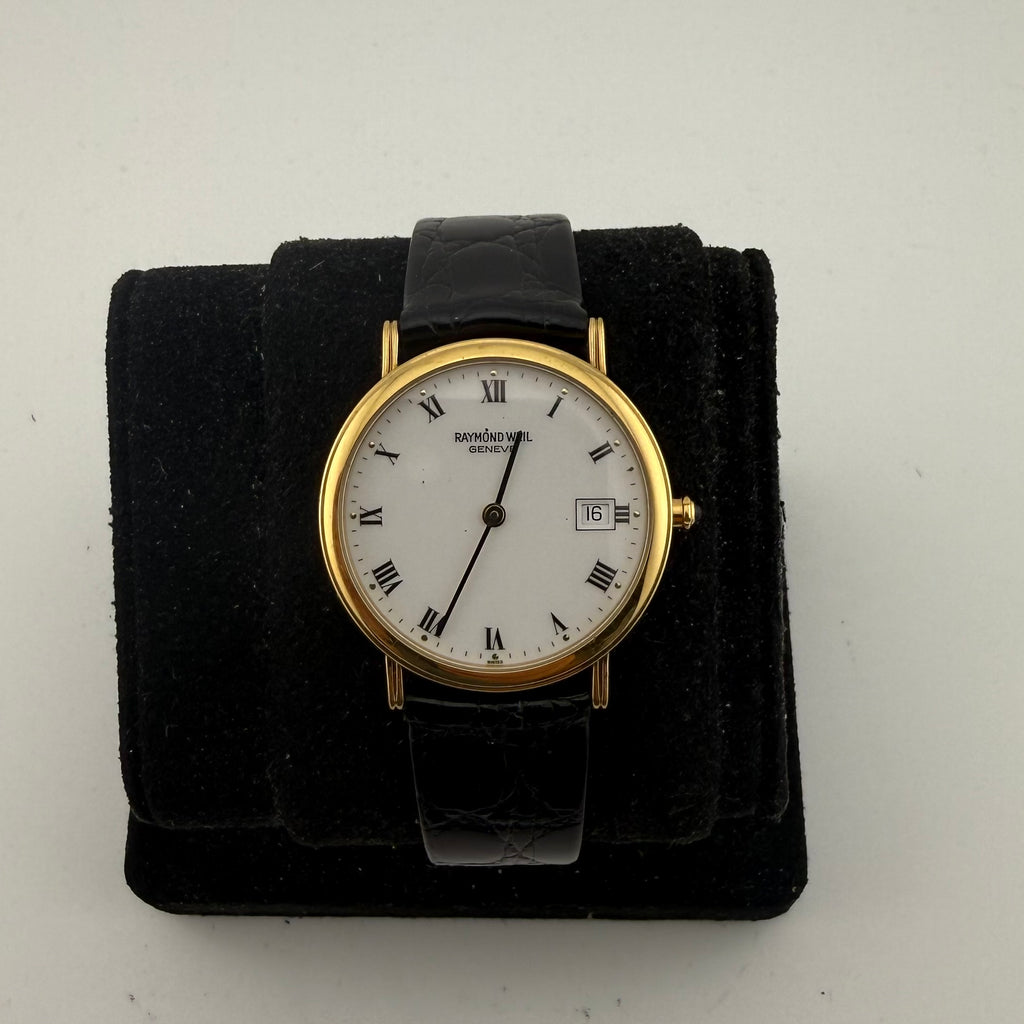 Raymond Weil Geneve 18K Gold Electroplated Swiss Gents Dress Watch Fully Tested and Working- £160.00