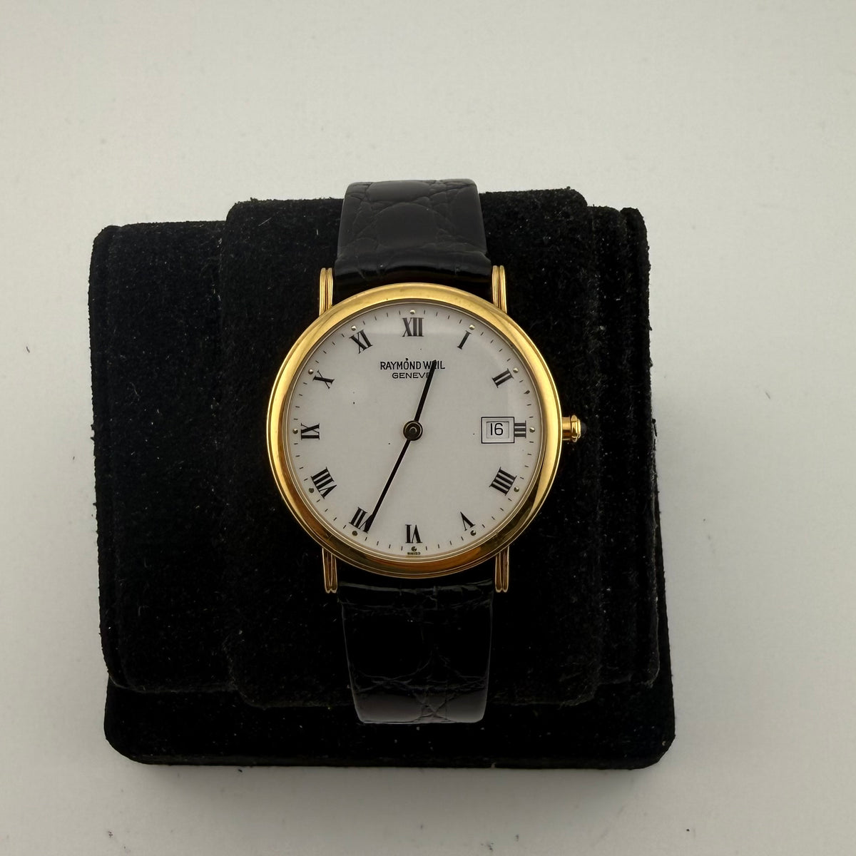 Raymond Weil Geneve 18K Gold Electroplated Swiss Gents Dress Watch Fully Tested and Working- £160.00