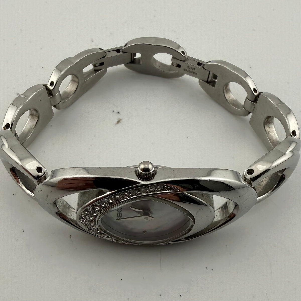 Seksy by Sekonda B4281 Ladies Crystal Set Pink Dial Bracelet Watch Fully Tested and Working- £10.00