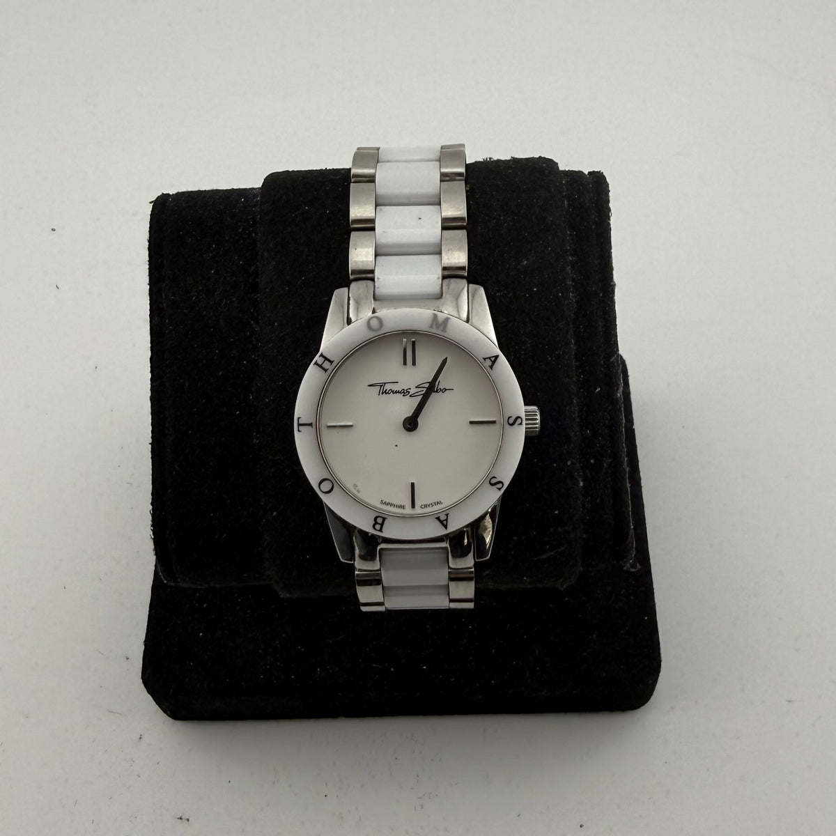 Thomas Sabo Ladies White Ceramic Bracelet Quartz Watch Sapphire Crystal Fully Tested and Working- £35.00