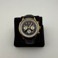 Rotary GS03008/04 Chronospeed Pilot Chronograph Gold Tone Black Dial 46mm- £75.00