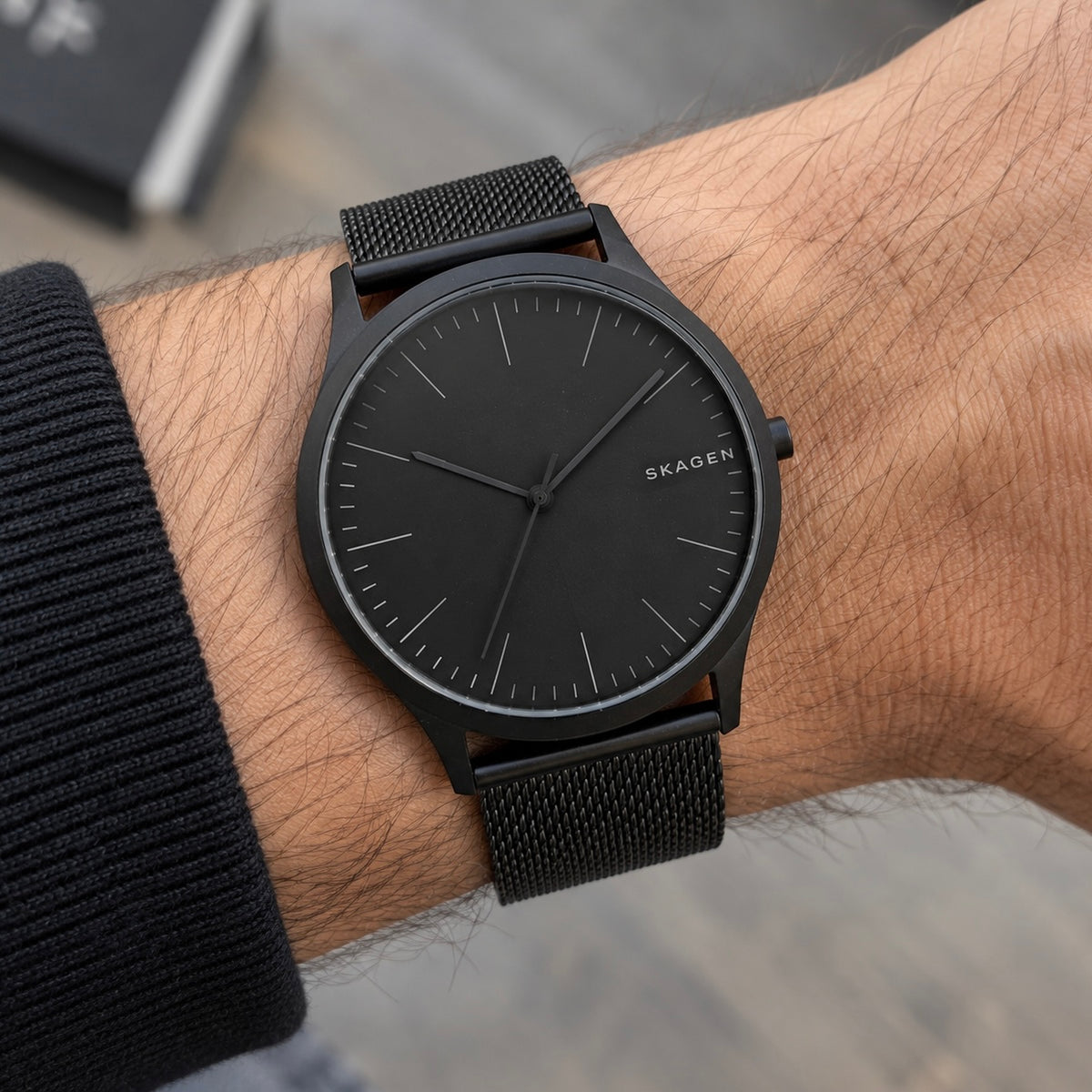 Skagen Jorn SKW6422 Black Mesh Bracelet Gents Quartz Watch 40mm Fully Tested and Working- £45.00