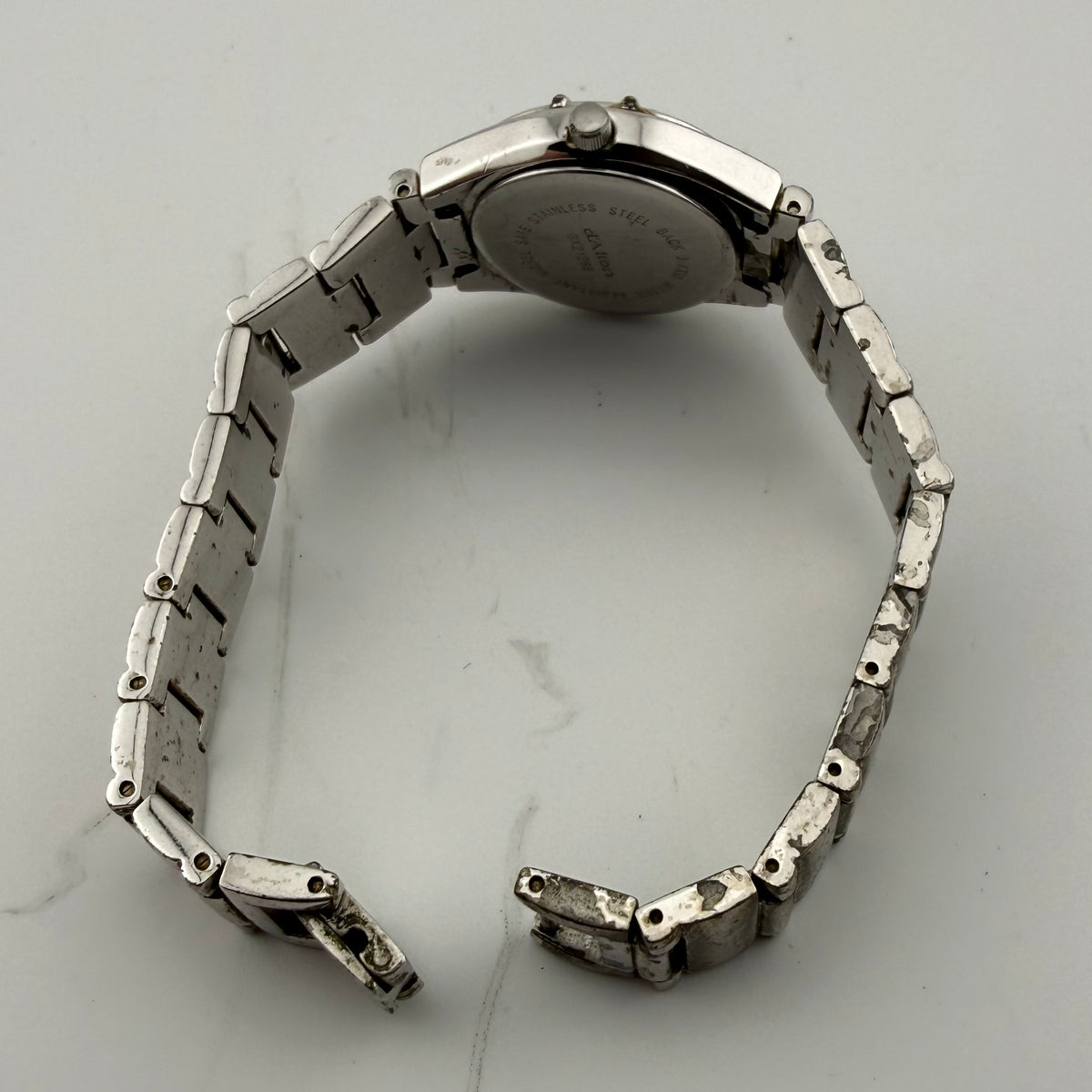 d’Alton Ladies Crystal Bezel Blue Dial Quartz Watch Date (Fully Tested and working)- £15.00