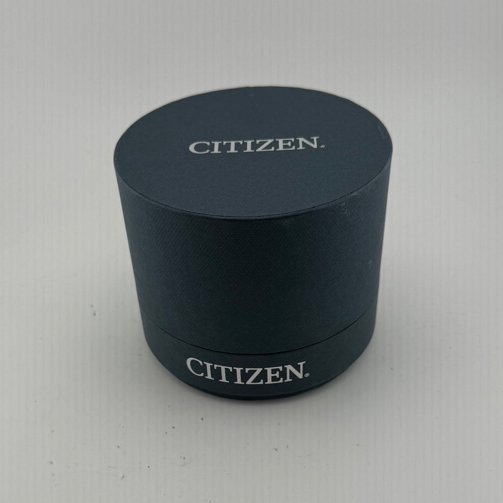 Citizen Eco-Drive H501-S077929 Gold Tone Rectangular Chronograph Brown Dial 33mm – Boxed- £120.00