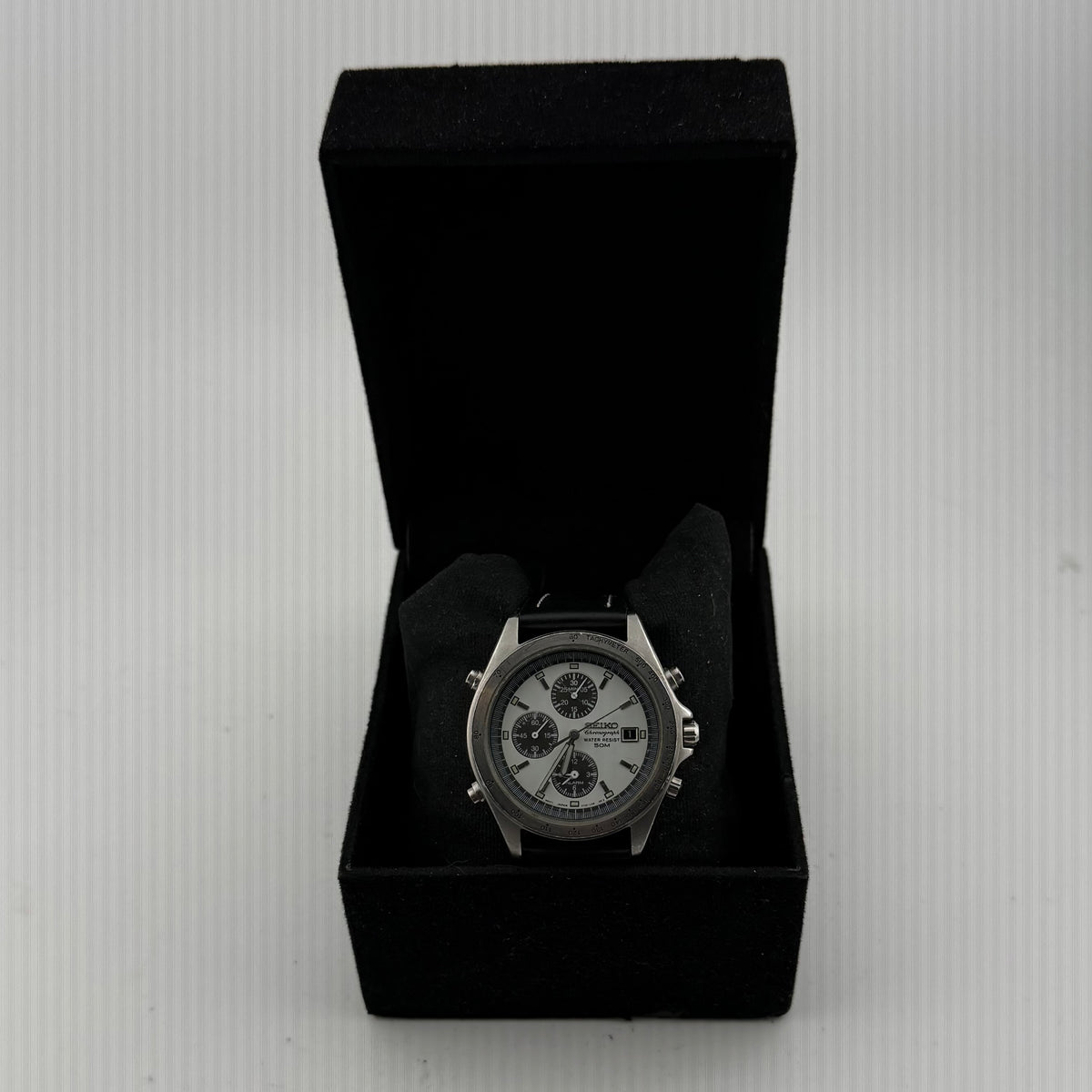 Seiko 7T32-7E80 Panda Dial Alarm Chronograph Vintage 1998 43mm Boxed(Fully Tested and Working)- £130.00