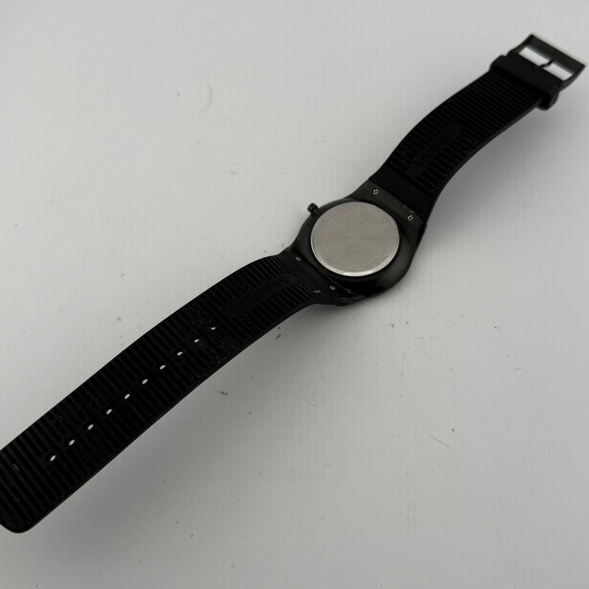 Skagen Melbye SKW6506 Gents Black Red Day Date Quartz Watch Fully Tested and Working- £35.00