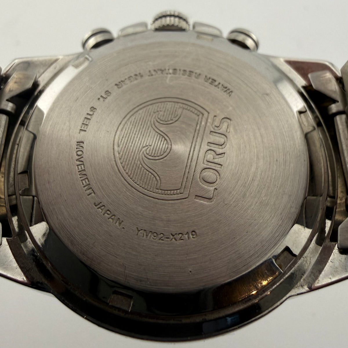 Lorus Gents Blue Dial Quartz Chronograph 100M Tachymeter Bracelet Watch Fully Tested and Working- £45.00