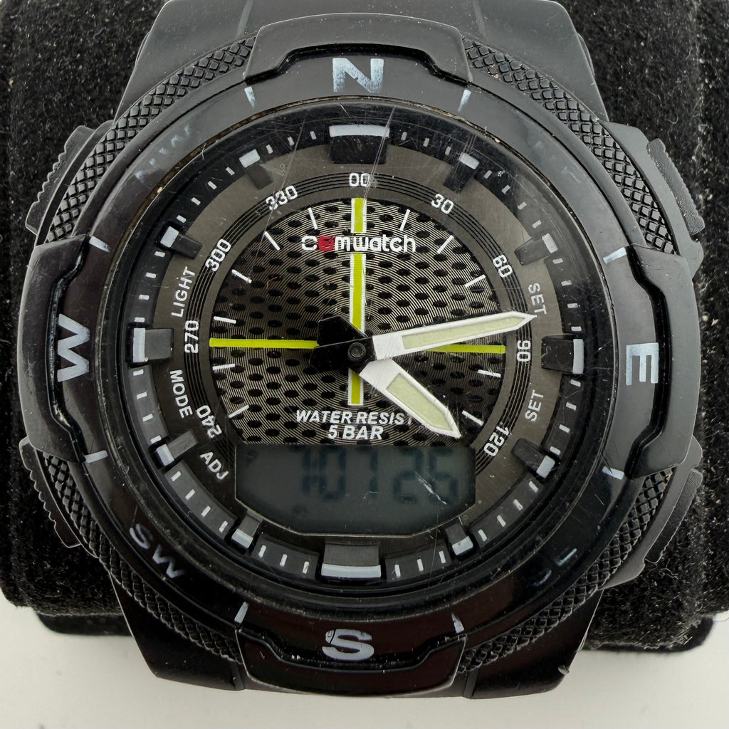 ComWatch 1939G Black Ana-Digi Sports Watch 48mm