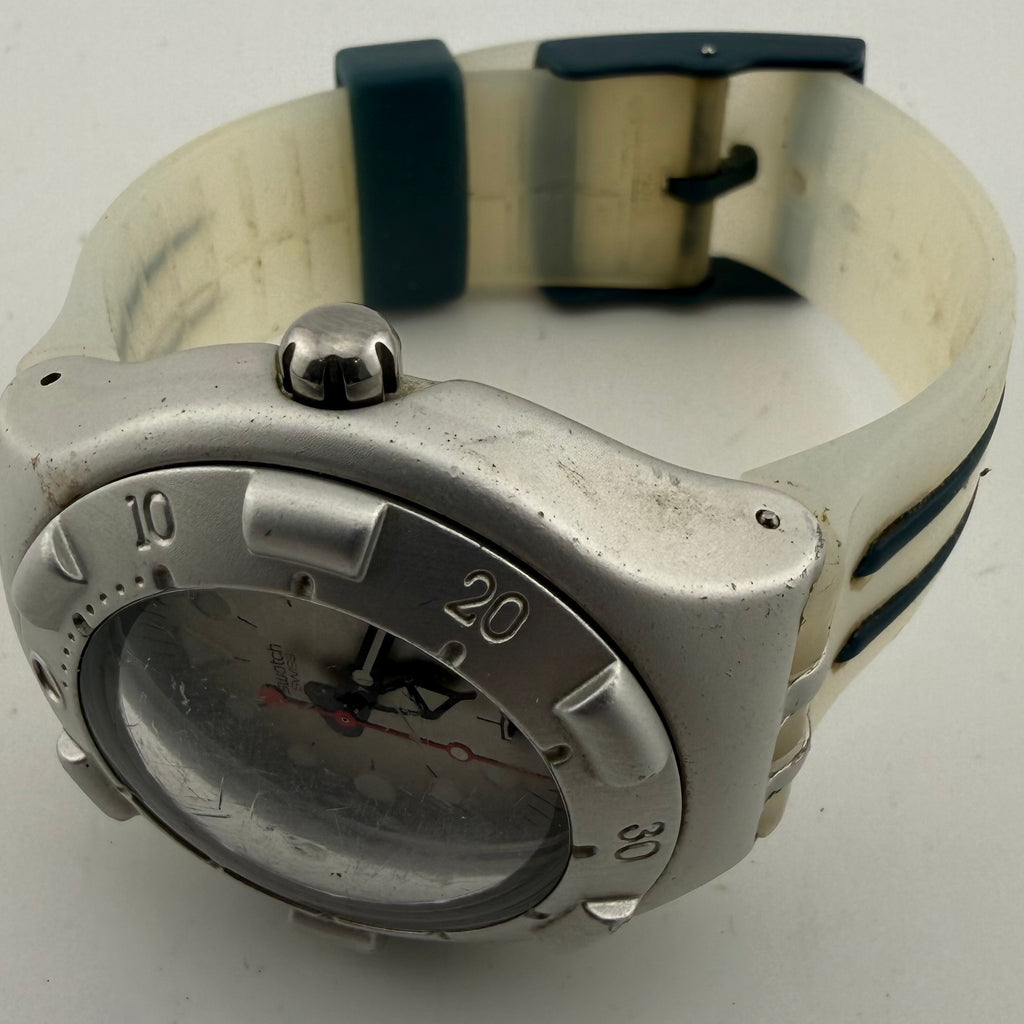 Swatch Irony Scuba 200 Aluminium Swiss Gents Watch 200M Fully Tested and Working- £50.00