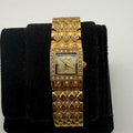 Citron L123L Ladies Gold Tone Quartz Watch Crystal Set Fully Tested and Working- £12.000
