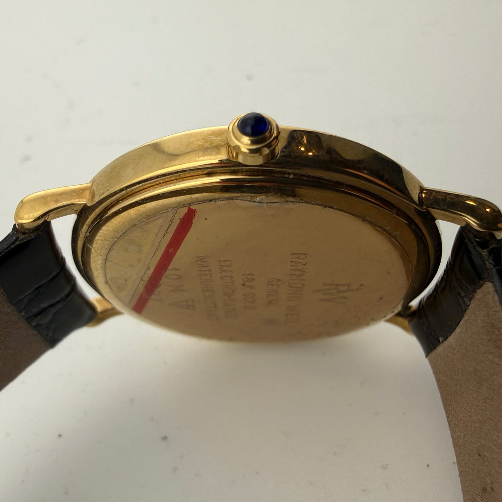 Raymond Weil Geneve 18K Gold Electroplated Swiss Gents Dress Watch Fully Tested and Working- £160.00
