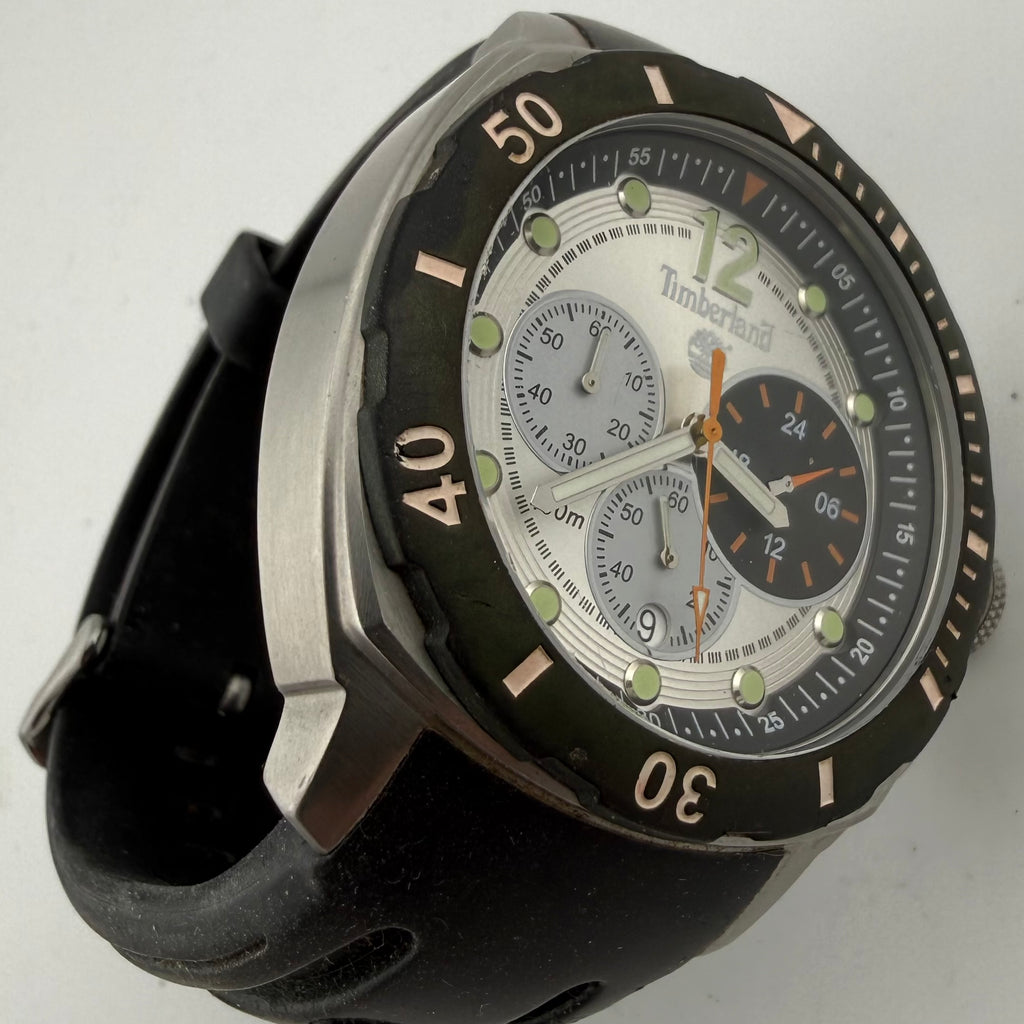Timberland Ocean Adventure QT7429902 Chronograph 100M Stainless Steel Men’s Watch 51mm- £65.00