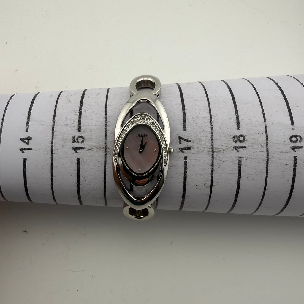 Seksy by Sekonda B4281 Ladies Crystal Set Pink Dial Bracelet Watch Fully Tested and Working- £10.00