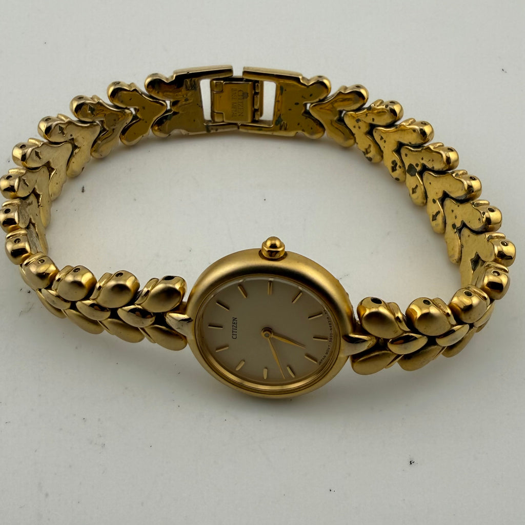 Vintage Citizen 5920-S53540 Gold Tone Ladies Quartz Watch 25mm (Fully Tested and working)- £40.00