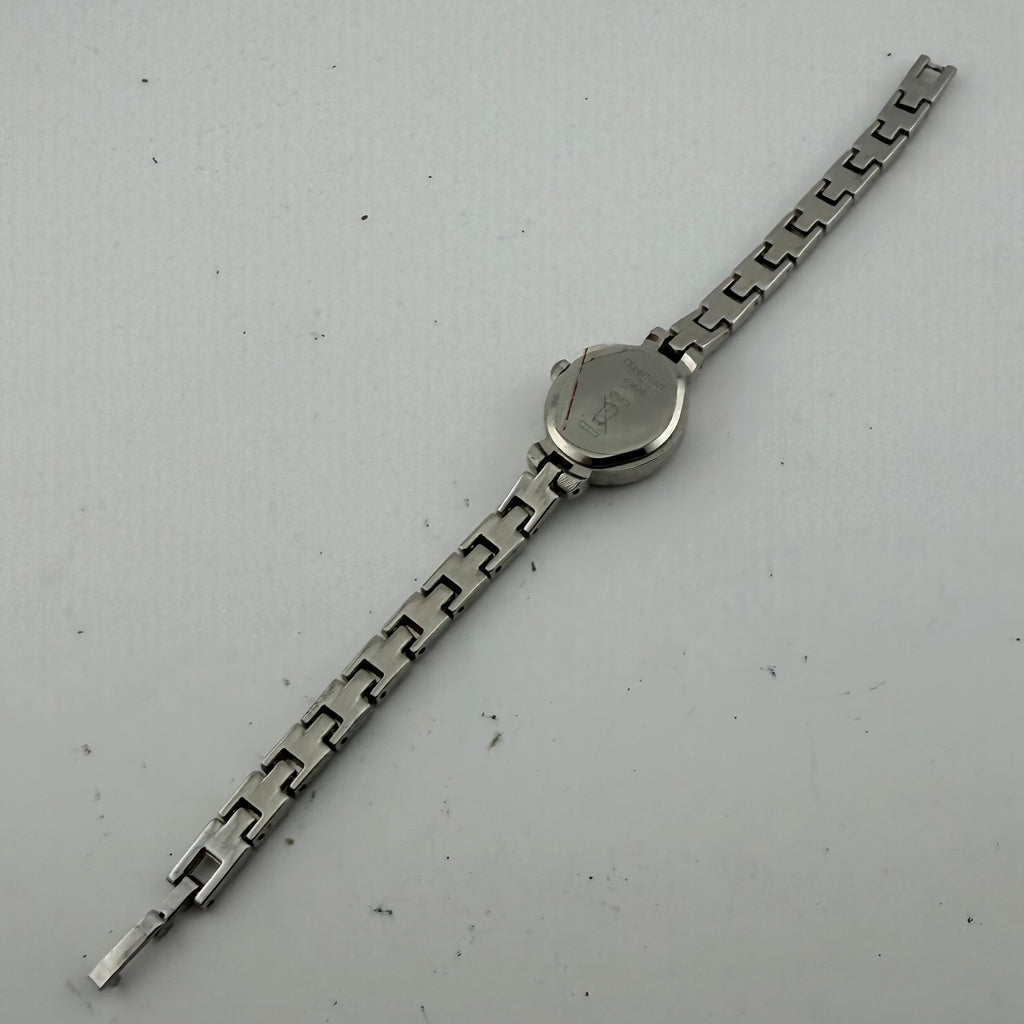 Constant Ladies Silver Tone Black Dial Quartz Bracelet Watch Fully Tested and  Working- £15.00
