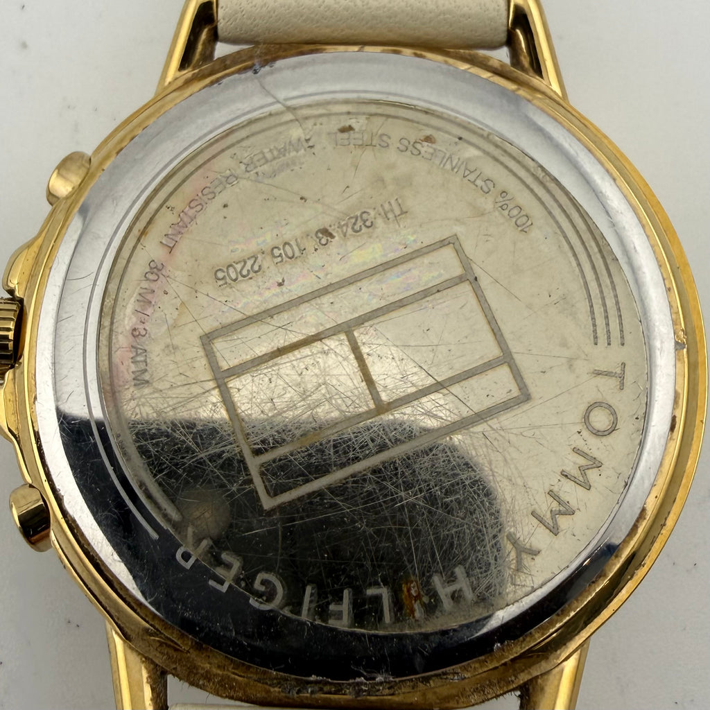 Tommy Hilfiger Carly 1781790 Gold Tone Silver Dial Multifunction Watch- £30.00
