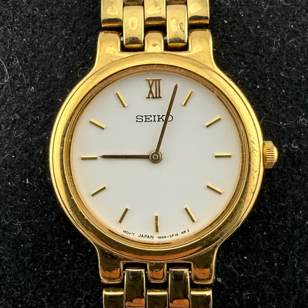 Seiko 1N00-1H90 Ladies Gold Tone Quartz Bracelet Watch Fully Tested and Working- £40.00