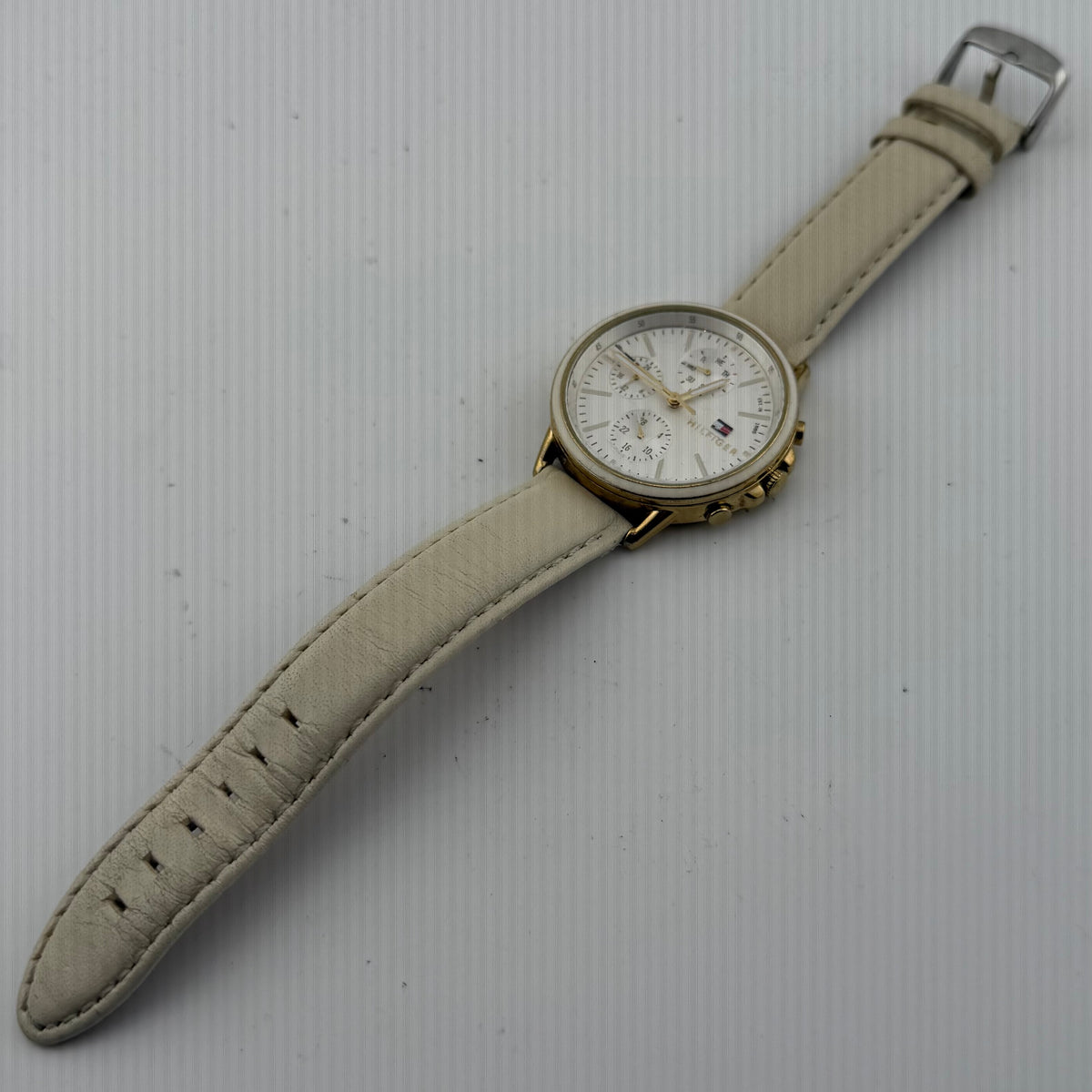 Tommy Hilfiger Carly 1781790 Gold Tone Silver Dial Multifunction Watch- £30.00