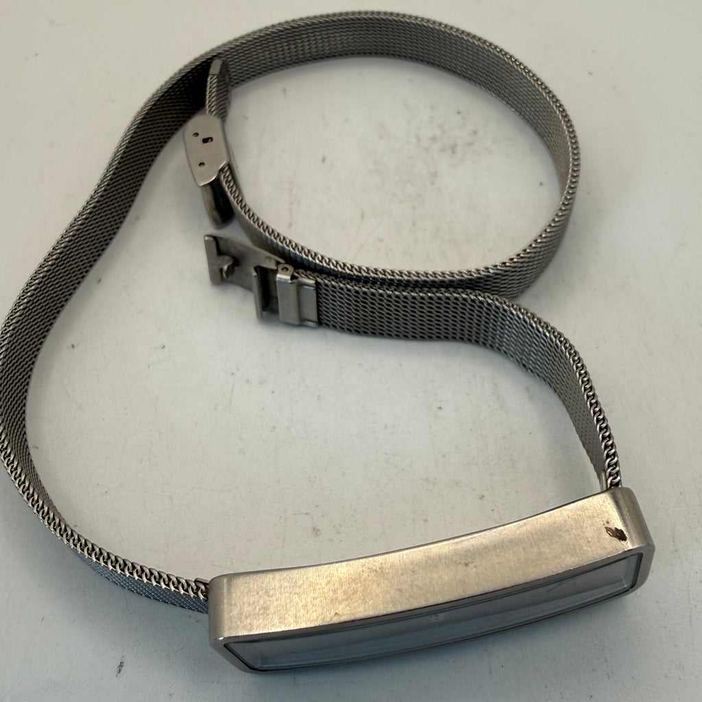 Calvin Klein Swiss Made Ladies Long Rectangular Silver Mesh Watch (Fully Tested and working)- £30.000