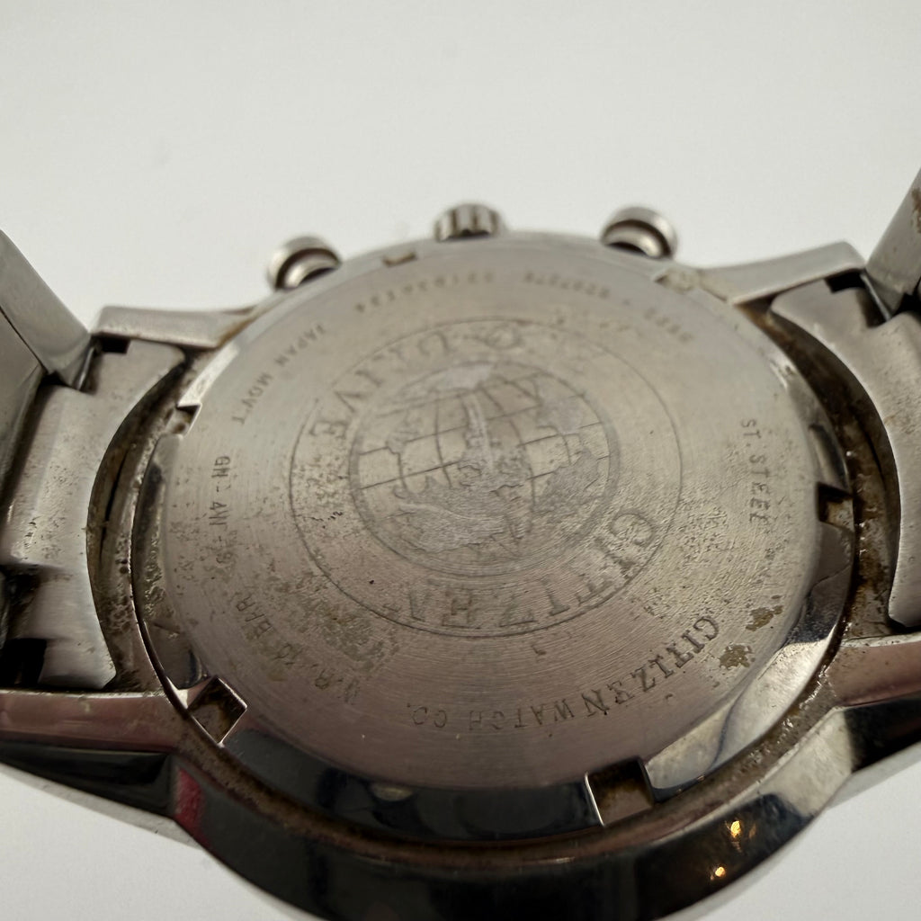 Citizen Eco-Drive B620-S078298 Chronograph Black Dial 47mm Boxed (Fully Tested and working)- £100.00