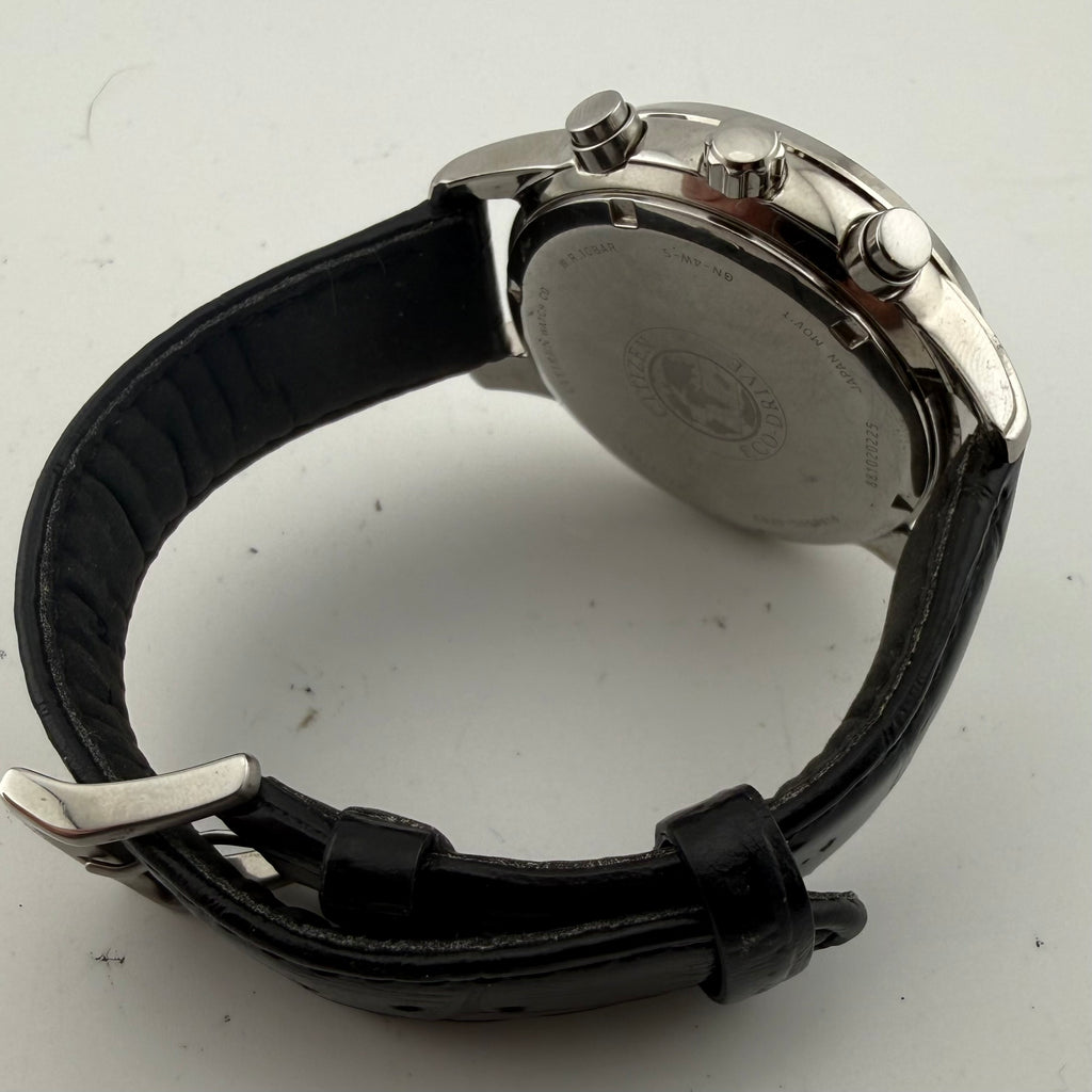 Citizen Eco-Drive E820 Perpetual Calendar Chronograph Alarm Gents Watch Fully Tested and Working - £140.00