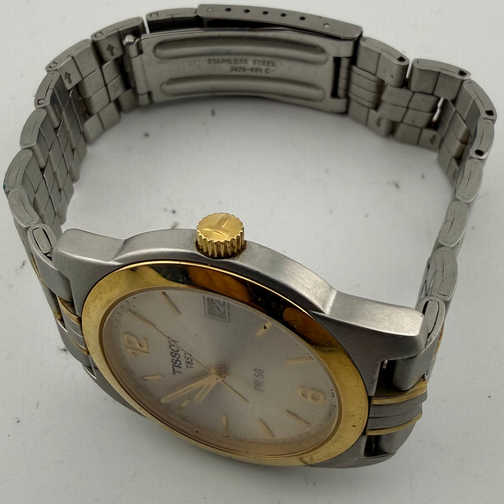 Tissot PR 50 J376/476K Two Tone Swiss Quartz Sapphire Gents Watch Fully Tested and Working- £120.00