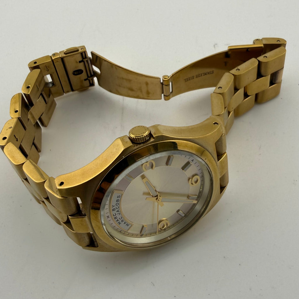 Marc by Marc Jacobs MBM3231 Gold Tone Watch 41mm (Fully Tested and Working)- £40.00