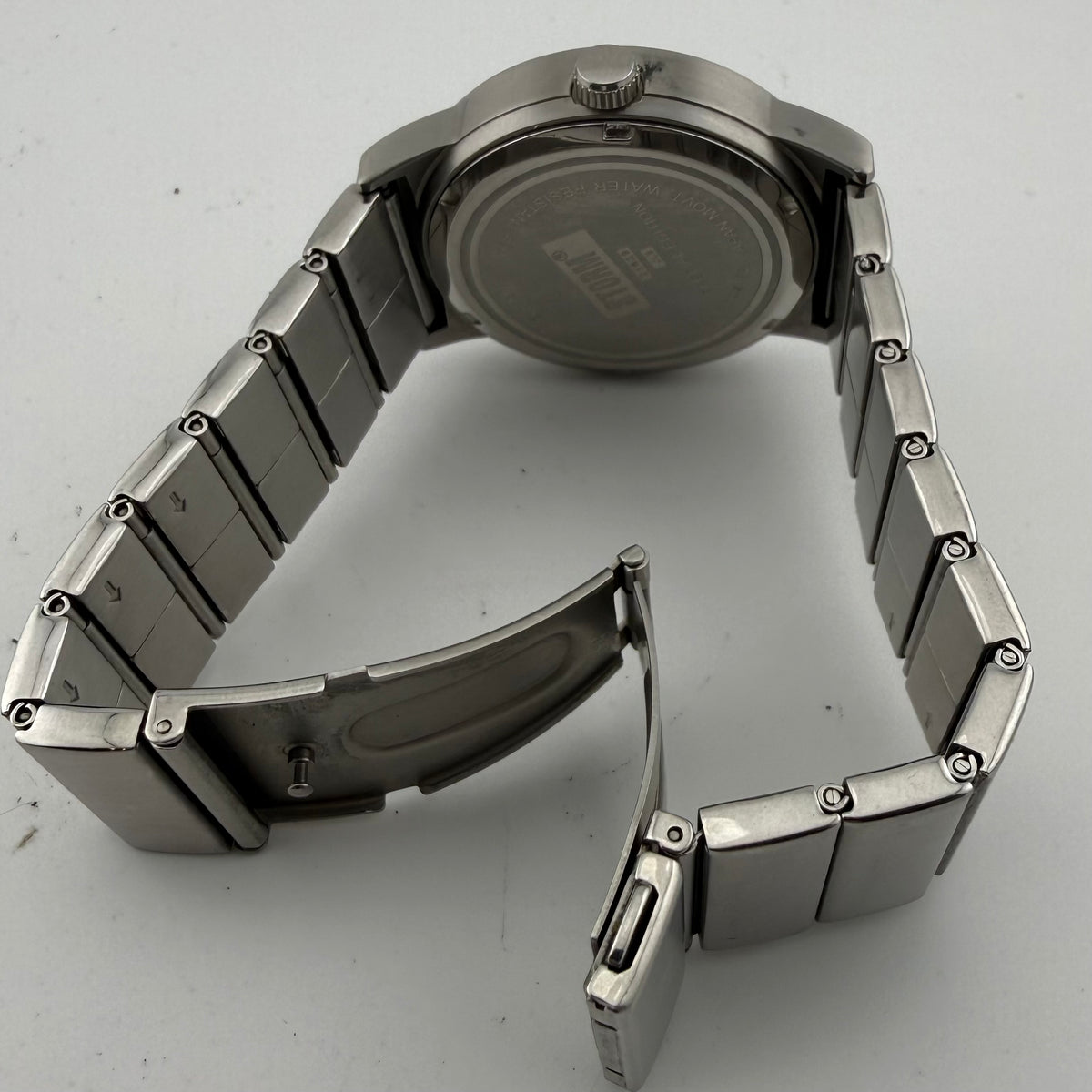 STORM Special Edition Gents Black Dial Unusual Display Steel Watch Fully Tested and Working- £60.00