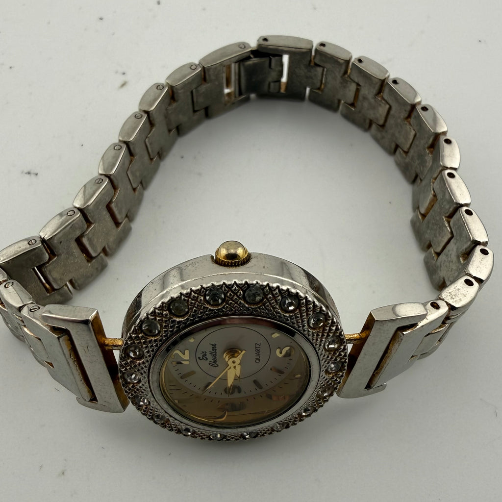 Eric Chevillard Ladies Crystal Set Quartz Bracelet Watch Fully Tested and Working- £18.00