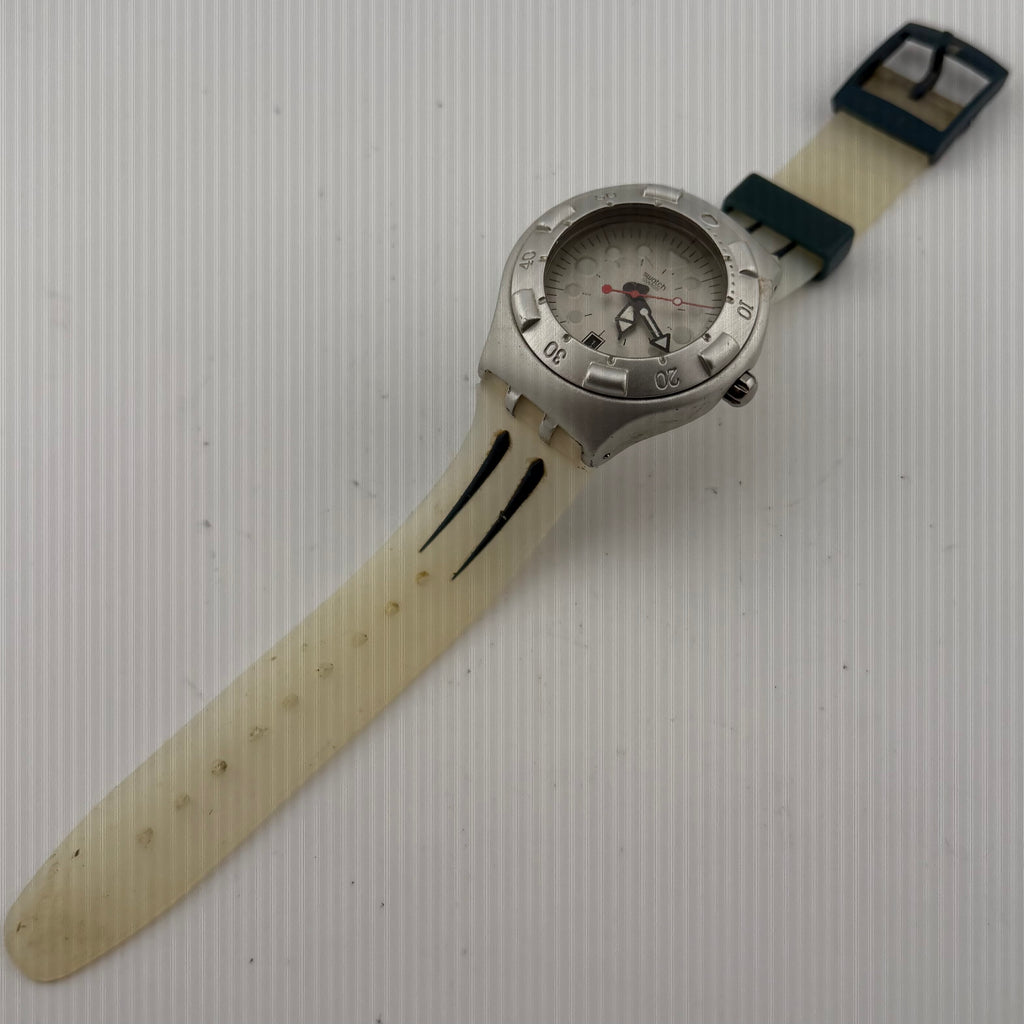 Swatch Irony Scuba 200 Aluminium Swiss Gents Watch 200M Fully Tested and Working- £50.00