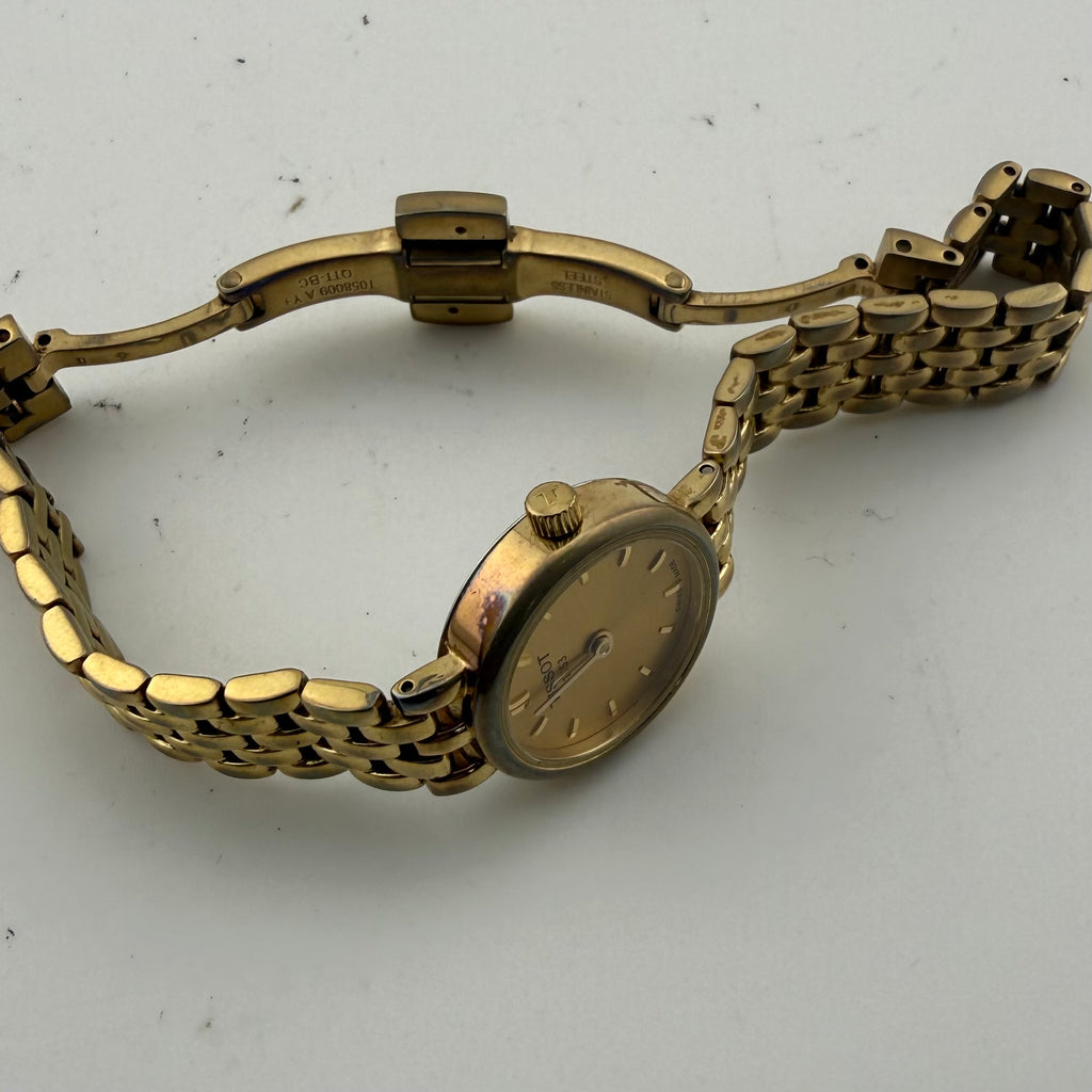 Tissot 1853 Ladies Gold Tone Swiss Made Quartz Bracelet Watch T083009A Fully Tested and  Working- £40.00