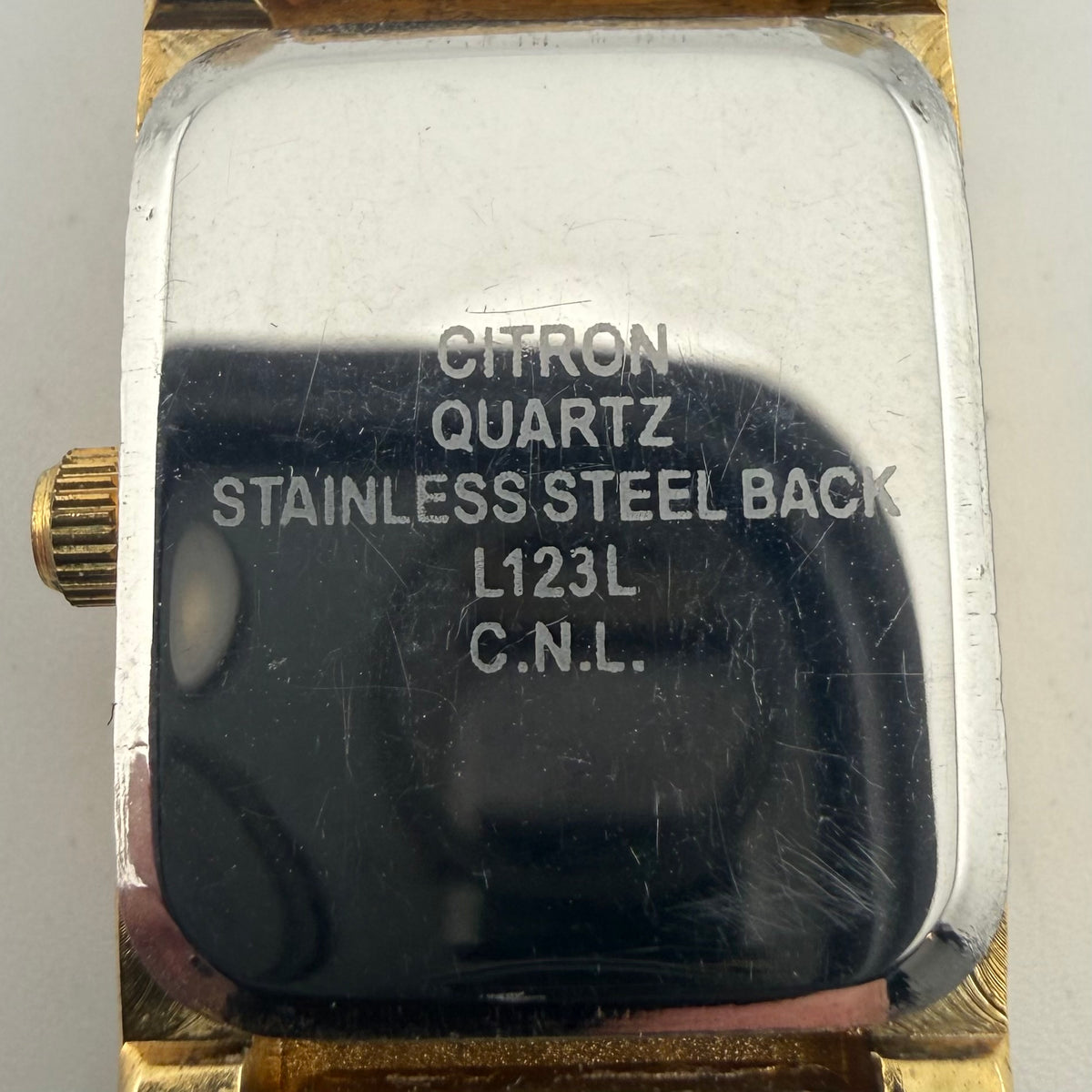 Citron L123L Ladies Gold Tone Quartz Watch Crystal Set Fully Tested and Working- £12.000