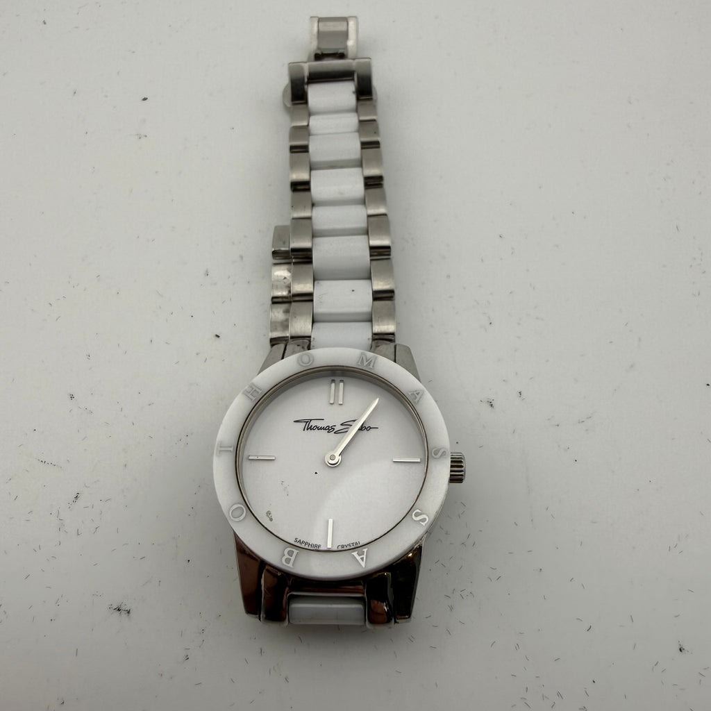 Thomas Sabo Ladies White Ceramic Bracelet Quartz Watch Sapphire Crystal Fully Tested and Working- £35.00