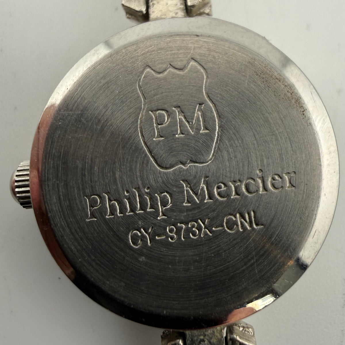 Philip Mercier CY-373X-CNL Ladies Purple Dial Quartz Bracelet Watch Fully Tested and Working- £15.00