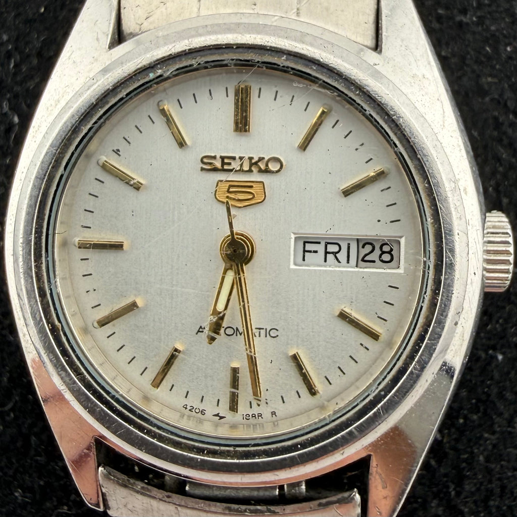 Vintage Seiko 5 Automatic 4206-0500 Ladies Watch 1979 (Fully Tested and Working)- £80.00