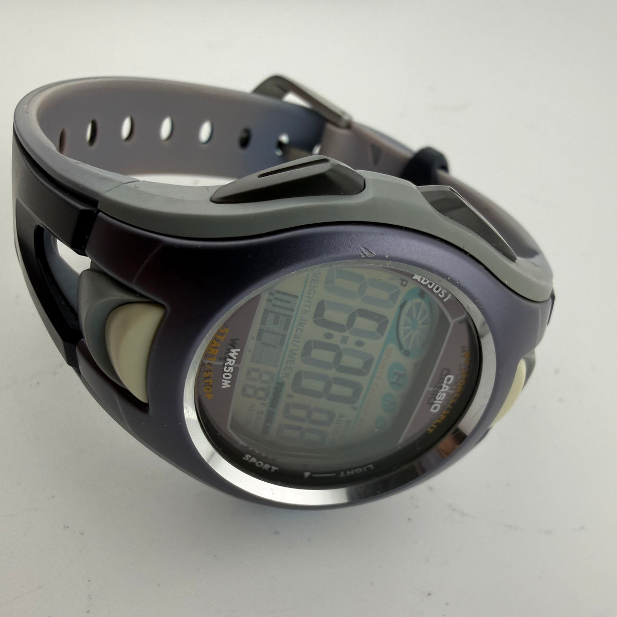 Casio STR-500 Tough Solar Sports Calorie Meter Digital Watch Module 2802 Fully Tested and Working