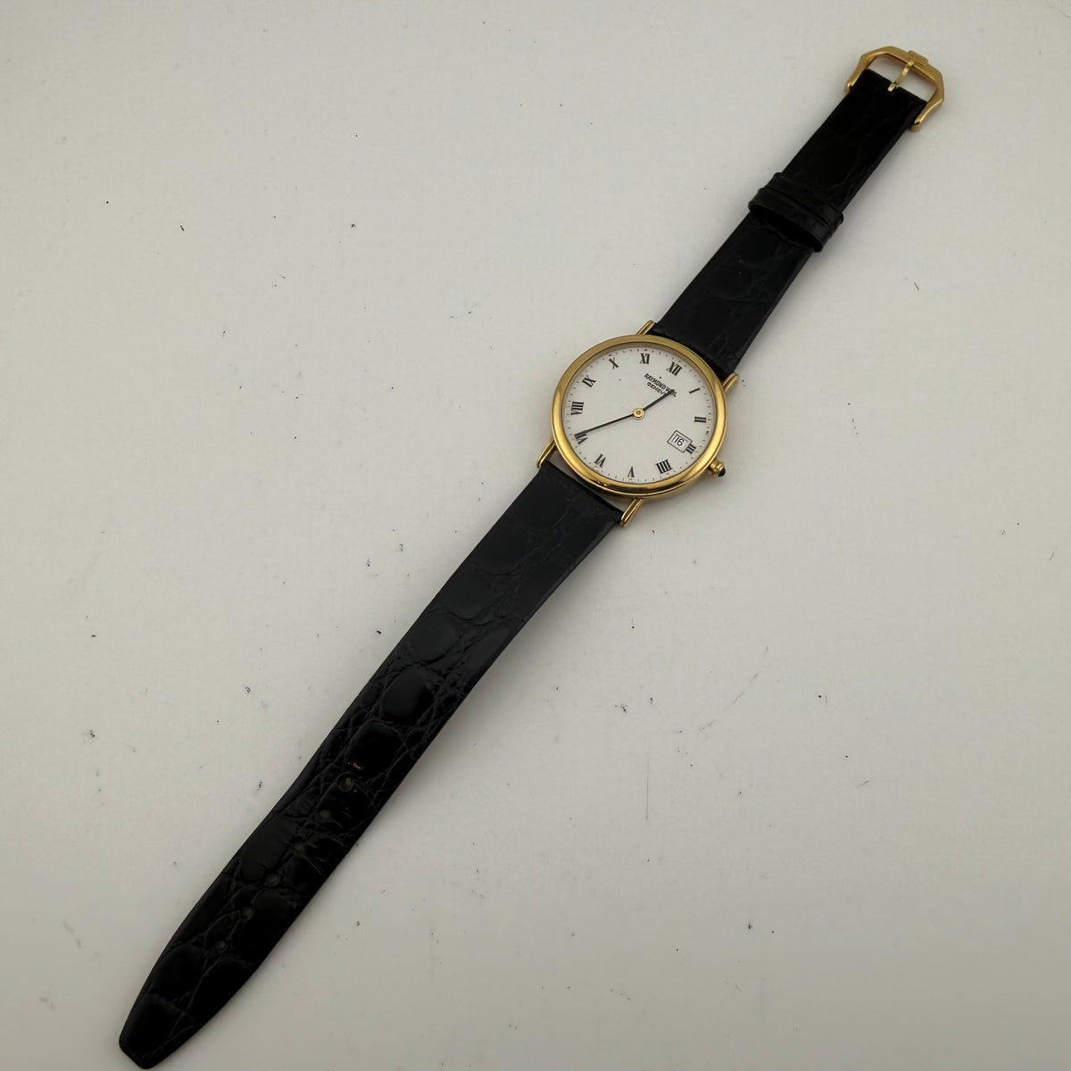Raymond Weil Geneve 18K Gold Electroplated Swiss Gents Dress Watch Fully Tested and Working- £160.00