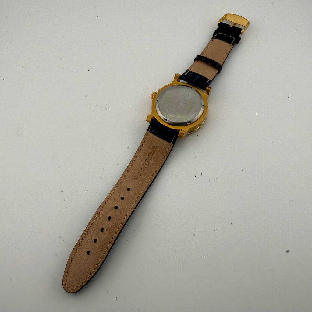 Royal Navy RN1008D Naval Crown Gold Tone Blue Dial Men’s Watch 45mm Rare Find- £55.00