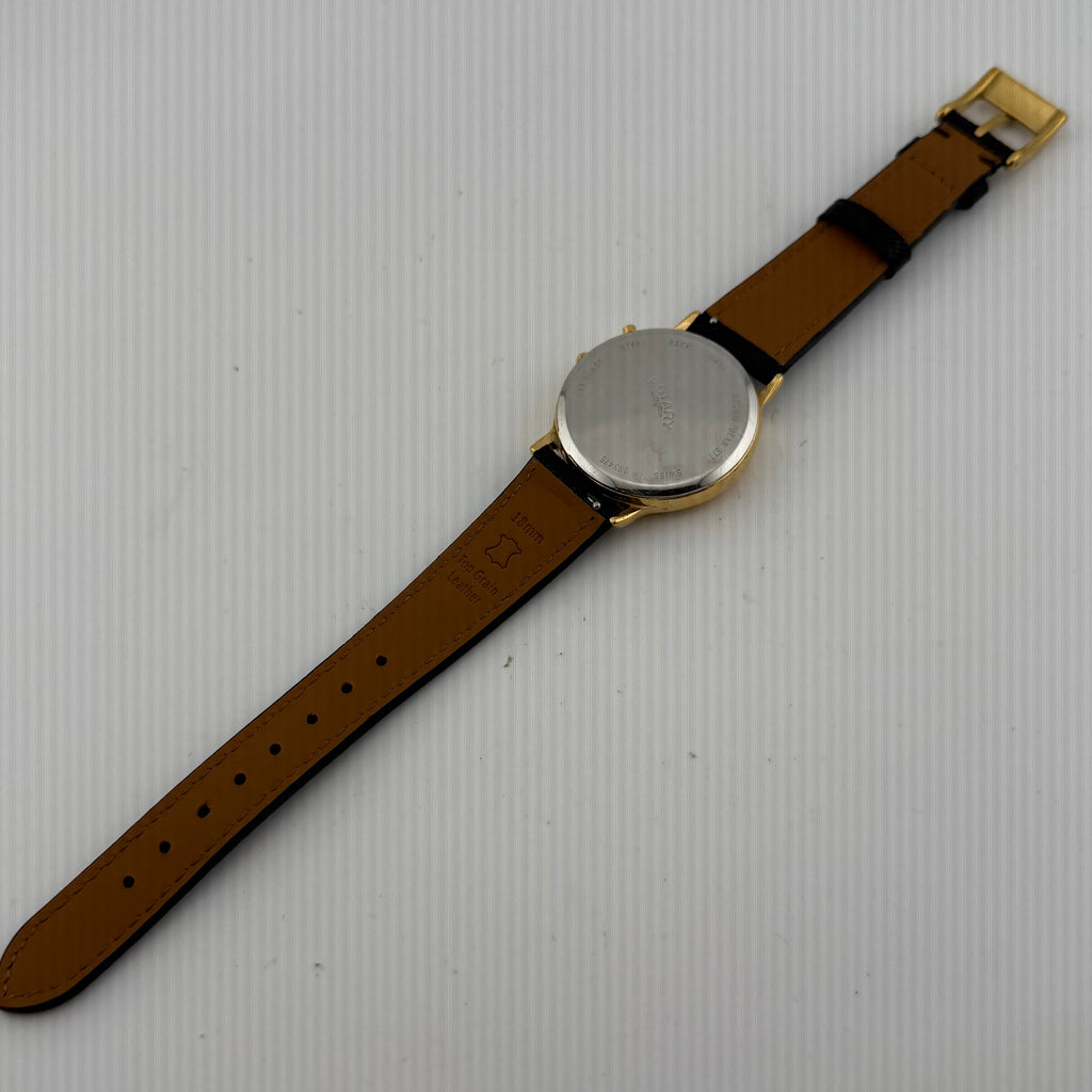 Rotary Swiss Light Watch Vintage Gold Tone Mens Quartz Date (Fully Tested and working)- £50.00