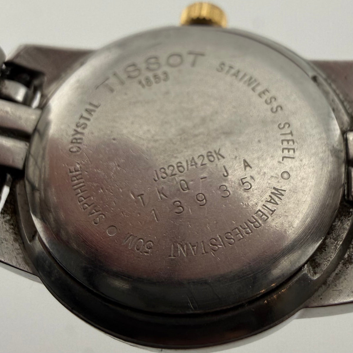 Tissot PR50 J326/426K Ladies Two Tone Swiss Quartz Date Watch Fully Tested and Working - £40.00