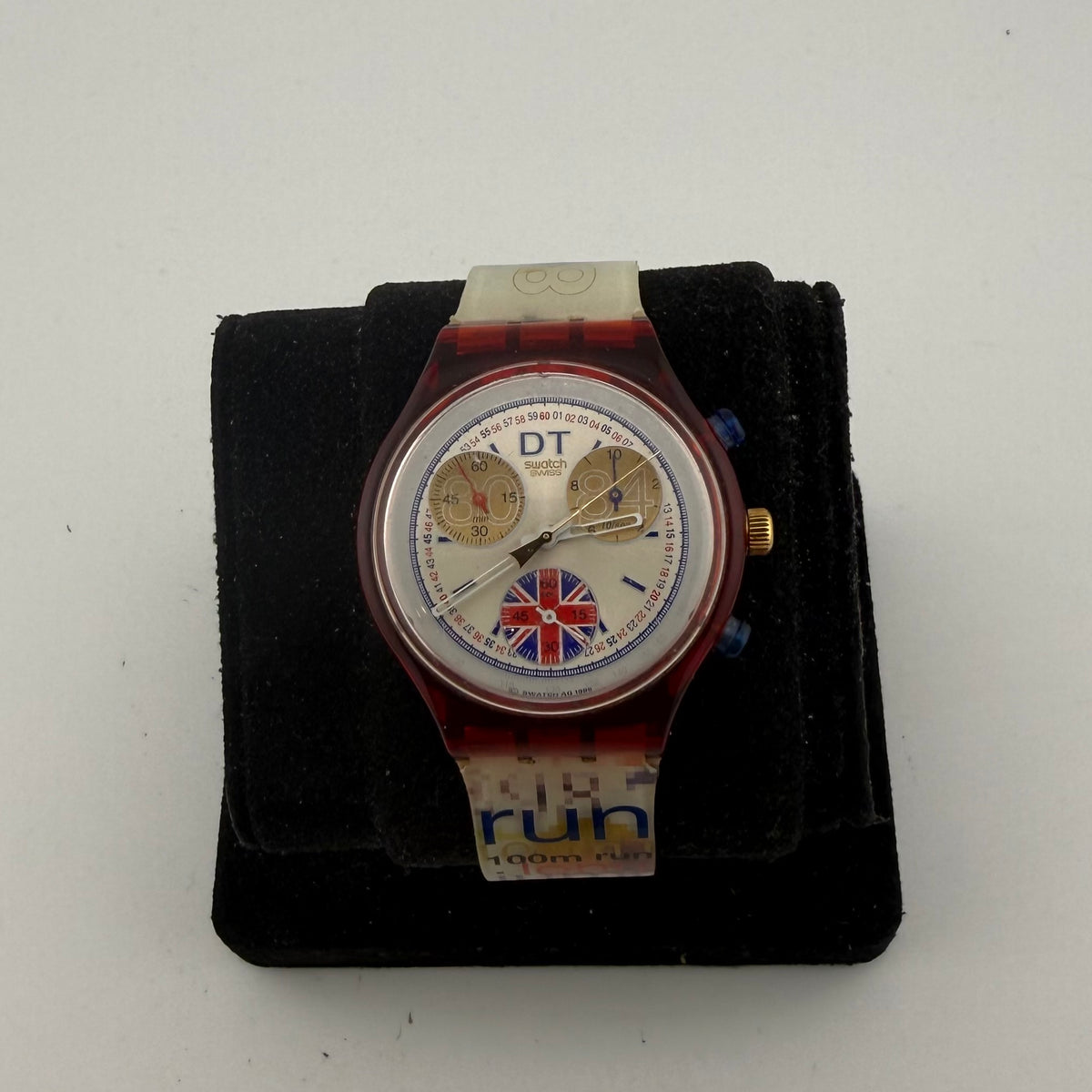 Swatch SCZ105 Daley Thompson Atlanta 1996 Olympic Chronograph Vintage Watch Fully Tested and Working- £45.00