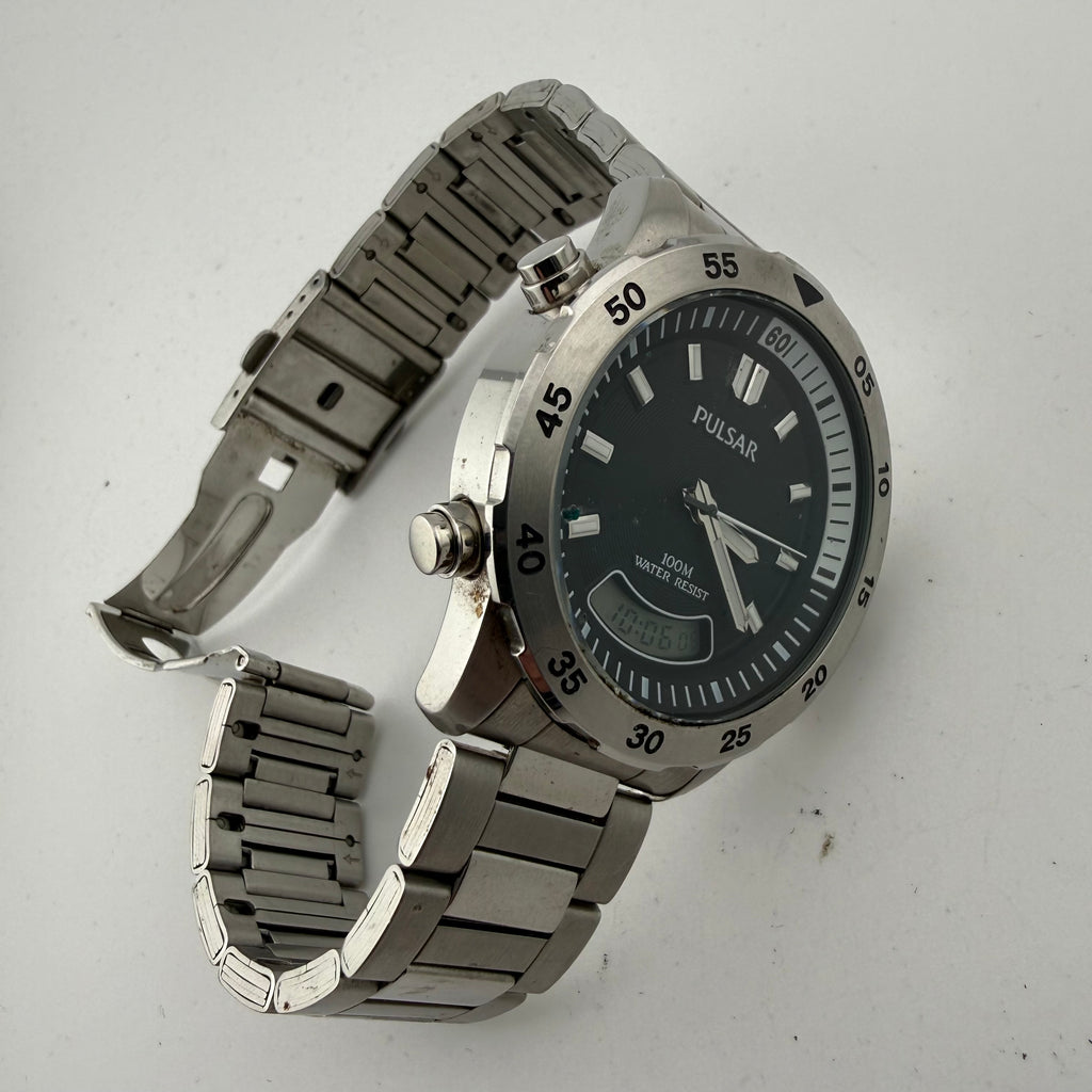 Pulsar V071-X067 Mens Ana-Digi Alarm Chronograph 100M Watch Fully Tested and Working- £45.00